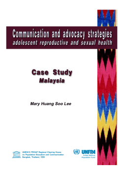 Communication and advocacy strategies, adolescent