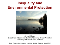 Economics - Boston College