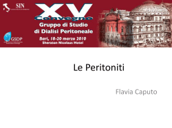 Le Peritoniti