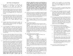 2017 Rules and Regulations - Kansas City Barbeque Society