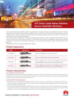 ENP Series Cards Native Wireless Access Controller Brochure