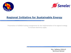 Presentation of IRED