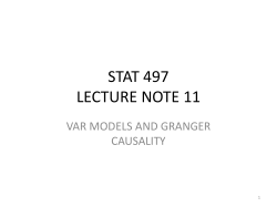 STAT 497 LECTURE NOTE 11
