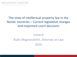 IP strategy for Iceland introduced