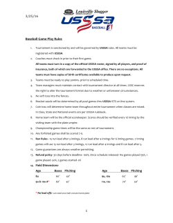 3/25/16 1 Baseball Game Play Rules