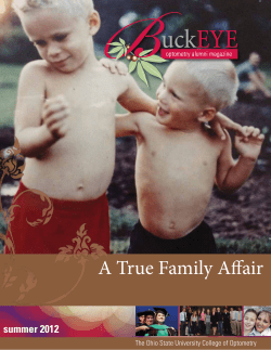 A True Family Affair - The Ohio State University College of Optometry