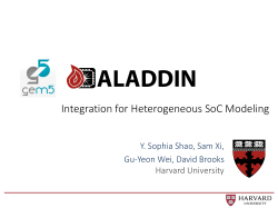 gem5-Aladdin Integration for Heterogeneous SoC Modeling