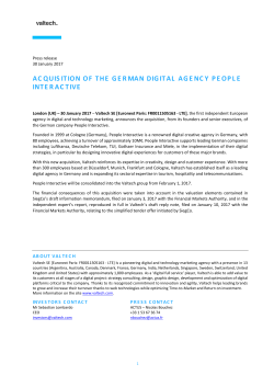 acquisition of the german digital agency people interactive
