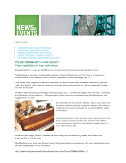 Class capitalizes on new technology