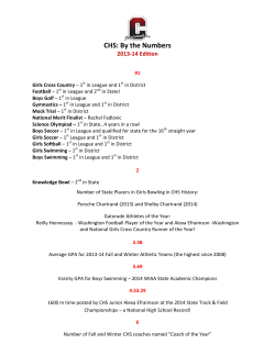 CHS: By the Numbers