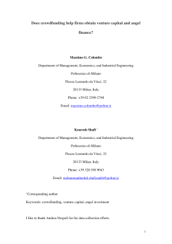 Does crowdfunding help firms obtain venture capital and angel