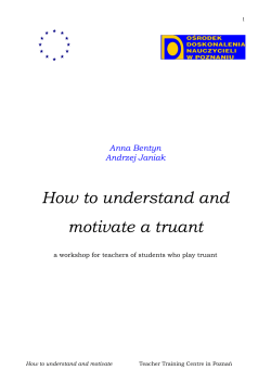 questionnaire for a truant