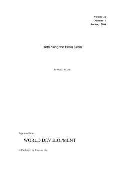 Rethinking the Brain Drain