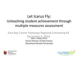 Let Icarus Fly: Unleashing student achievement