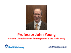 Integrated Care and Support