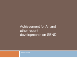 OFSTED Achievement of pupils at the school