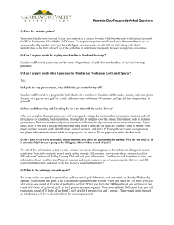 Rewards Club Frequently Asked Questions