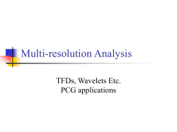 Multi-resolution Analysis