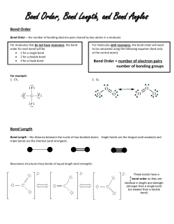 Bond Angles