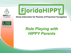 Role Play with Parents - Presentation