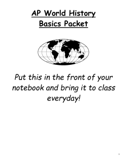 AP World History