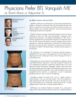 Physicians Prefer BTL Vanquish ME