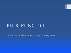 budgeting 101 - muhlsdk12.org