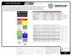 Total Industry Edge Newsletter