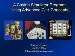 blackjack, craps, poker, and slotmachine virtual