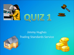 Credit Rating Quiz 1