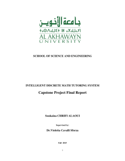 INTELLIGENT DISCRETE MATH TUTORING SYSTEM