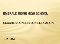 Concussion PowerPoint - Informational