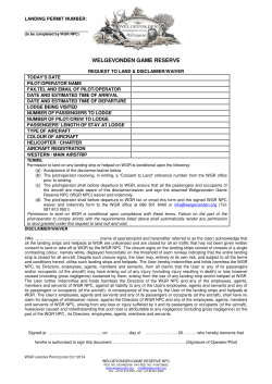 here - Welgevonden Game Reserve