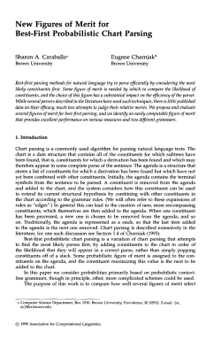 New Figures of Merit for Best-First Probabilistic Chart Parsing