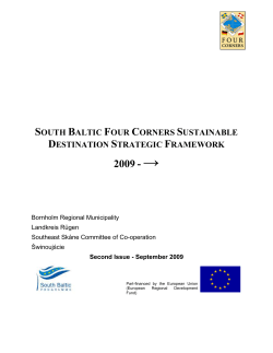 Strategy Sustainable Destinations