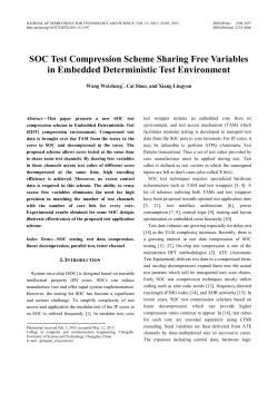 SOC Test Compression Scheme Sharing Free Variables in