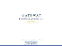 Gateway Strategy: Equity? Why Not
