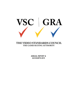 the games rating authority