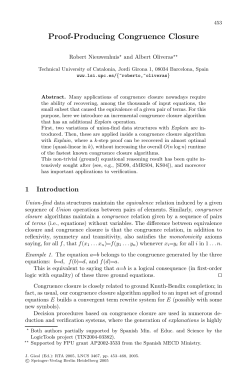 Proof-Producing Congruence Closure
