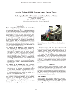 Learning Tasks and Skills Together from a Human Teacher