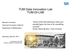 Information Event - TUM-DI-LAB