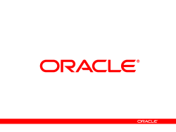 OBIEE sent - Greater Cincinnati Oracle Users Group