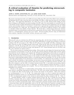 A critical evaluation of theories for predicting microcrack