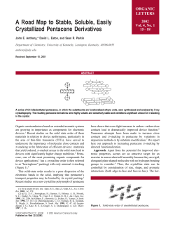 A Road Map to Stable, Soluble, Easily Crystallized