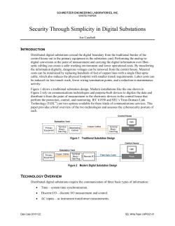Security Through Simplicity in Digital Substations