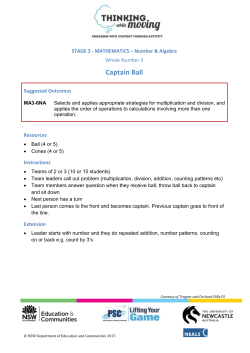 Captain Ball - NSW Department of Education
