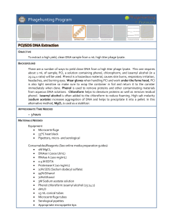 PCI/SDS DNA Extraction