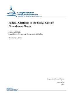 Federal Citations to the Social Cost of Greenhouse Gases