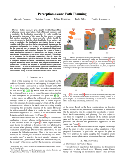 Perception-aware Path Planning - Robotics and Perception Group