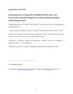 Template for Electronic Submission to ACS Journals